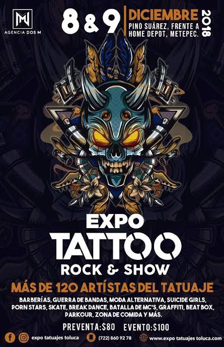 Segunda edición de Expo tattoo Metepec - Primero Editores