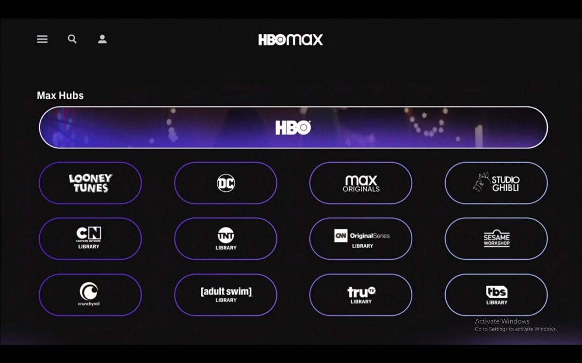 Primer Vistazo A La Interfaz De HBO Max Primero Editores