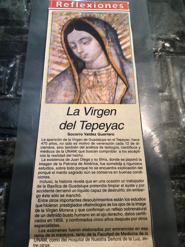 Virgen de Guadalupe: Las imágenes en los ojos de Nuestra Señora del Tepeyac