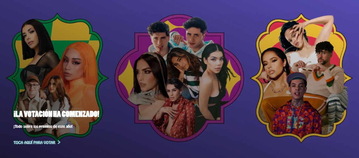 Lista de los nominados y las nominadas a premios MTV Miaw 2022