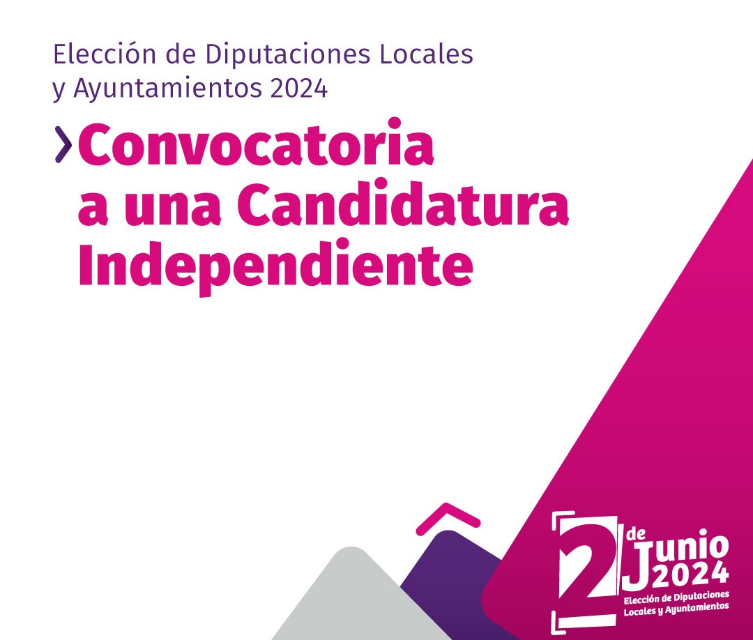 Emitió IEEM convocatoria para candidatura independiente en elección de